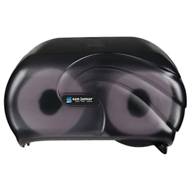 San Jamar® R3690TBK Versatwin Oceans Black Pearl Tissue Dispenser