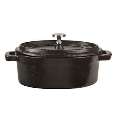 Libbey - Formerly World Tableware CIS-27 Cast Iron 11 Ounce Mini Dutch Oven with Lid