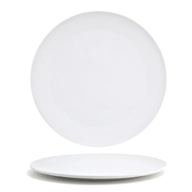 FOH DDP057WHP22 Canvas 9" Round Plate - 6 / CS