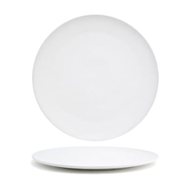 FOH DDP058WHP22 Canvas 10" Round Plate - 6 / CS