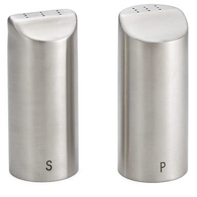 TableCraft 162 S/S 2 Oz. Marina Salt / Pepper Shaker 2 Piece Set