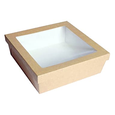 PackNWood 210KRAYB228 Brown 132 Ounce Kray Box with Lid
