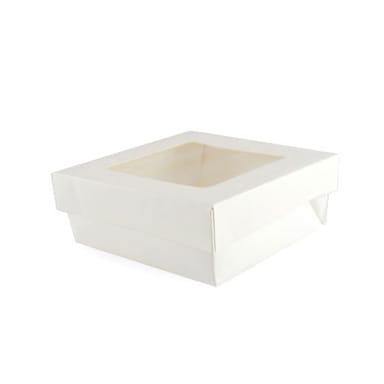 PackNWood 210KRAYWH135 White 18 Ounce Kray Box with Lid