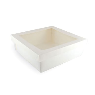 PackNWood 210KRAYWH228 White 132 Ounce Kray Box with Lid