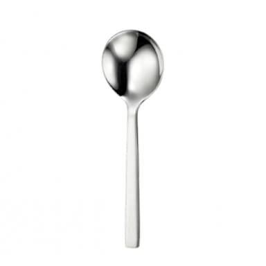 1880 Hospitality B449SBLF Chef's Table Satin S/S Bouillon Spoon - Dozen