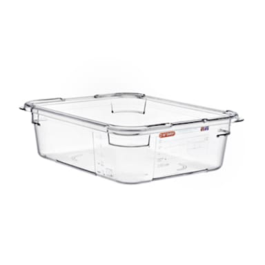 Araven 9822 Clear 1/2 Size 6.3 Qt. Food Container - 6 / CS