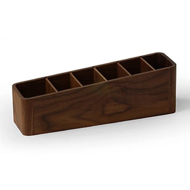 Craster TA_LTSFW.3 Walnut 11" x 3" x 3.4" Tea Caddy
