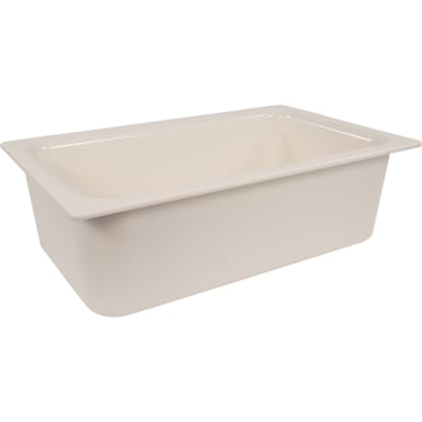 Carlisle CM110002 Coldmaster 15 Qt. White Deep Full-Size Coldpan