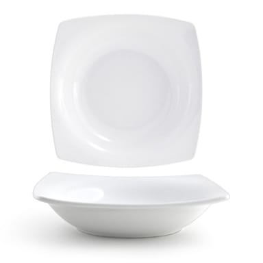 FOH DBO109WHP22 Canvas 16 Ounce White Bowl - 6 / CS