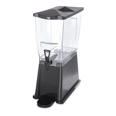 Carlisle 1085003 TrimLine 3 Gallon Black Beverage Dispenser
