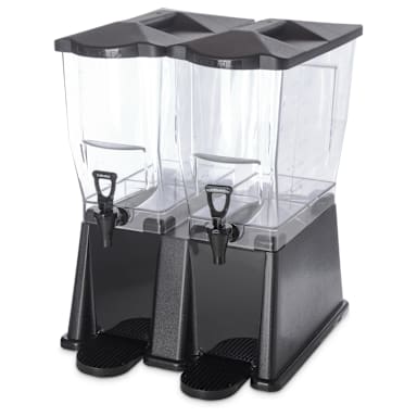 Carlisle 1085103PC TrimLine 6 Gallon Double Base Beverage Dispenser