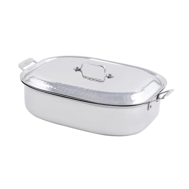Bon Chef 60004HF Cucina 7 Qt. Hammered French Oven with Lid