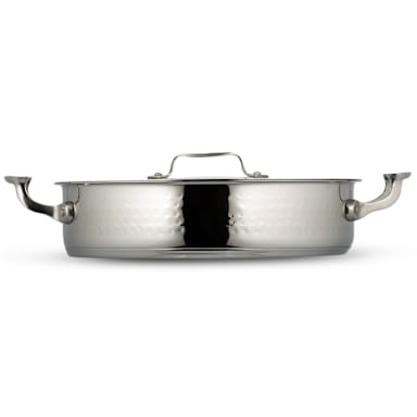 Bon Chef 60030HF 6 Qt. Hammered Cucina Pot with Induction Bottom