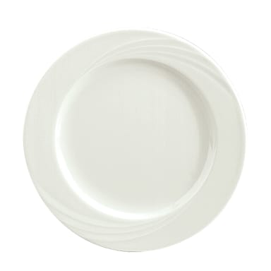Schonwald 9180025 Donna 10.13" White Porcelain Plate - 6 / CS