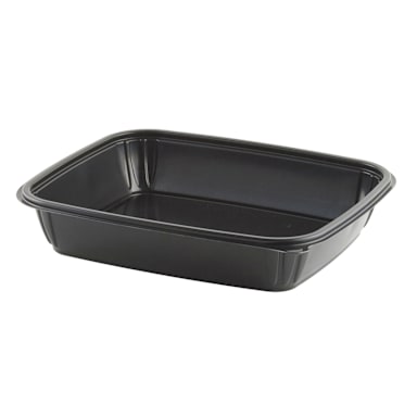 Anchor Packaging 4542080/M1280 Black Mega-Meal 80 Oz Tray