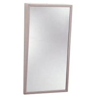 Bobrick B-293 1836 S/S 18" x 36" Fixed-Position Tilt Mirror
