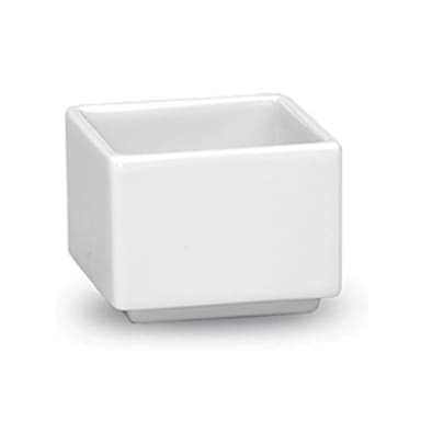 Schonwald 9336205 Fine Dining 2 Ounce White Square Dish
