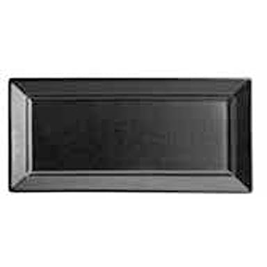 Hall® China 18110AFCA Foundry 14.25 x 6.75 Rectangle Tray - 6 / CS