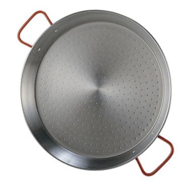 Matfer Bourgeat 071041 Guison Polished Steel 15-3/4" Paella Pan