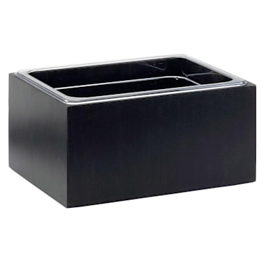Cal-Mil 475-10-96 Midnight Bamboo 10 x 12 x 6.5" H Ice Pan Housing