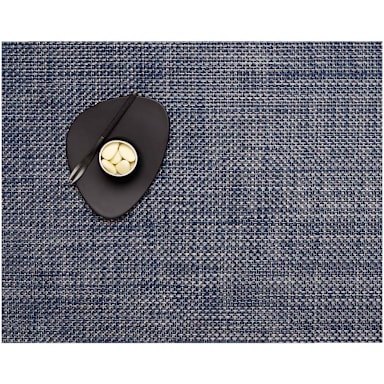 Chilewich 0025-BASK-DENI Denim 14 x 19 Basketweave Placemat - Dozen