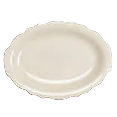 Homer Laughlin 526847 Styleline Black Carolyn 11.75" Platter