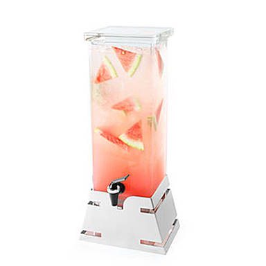 Rosseto® LD143 S/S Pyramid Base 2 Gallon Beverage Dispenser