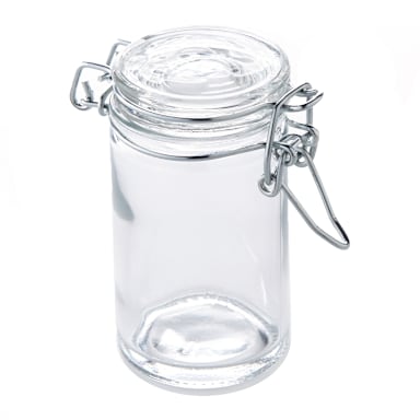 American Metalcraft HMMJ2 2.5 Oz. Mini Mason Jar with Hinged Lid