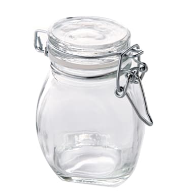 American Metalcraft HMMJ3 3.5 Oz. Mini Mason Jar with Hinged Lid