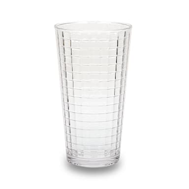 Impulse Enterprises 6697 Checkers Clear Polycarbonate 16 Oz Highball