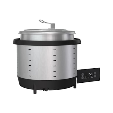 Vollrath 741101DW Mirage® Silver 11 Quart Drop-In Induction Warmer