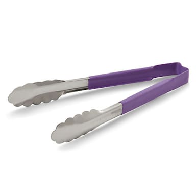 Vollrath 4781280 Kool-Touch® Purple Handled 12" Utility Tong