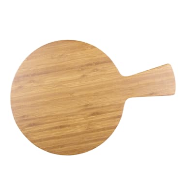 EGS M9RW-BB Fo Bwa Melamine Round 9" Faux Bamboo Serving Board