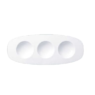 Villeroy & Boch 16-4004-2778 Affinity 11-3/4" Oval Comp. Plate 6 / CS