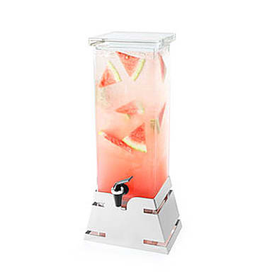 Rosseto® LD141 S/S Pyramid Base 1 Gallon Beverage Dispenser
