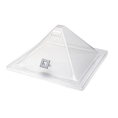 Rosseto SA123 Clear Acrylic 15.2" Pyramid Cover With Flip Door