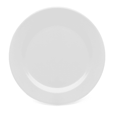 EGS D775PL-W Merced White Melamine 7.75" Plate- 6/ PK