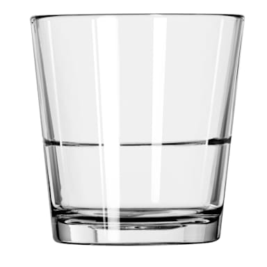 Libbey 15766 Restaurant Basics 9 Ounce Stacking Rocks Glass