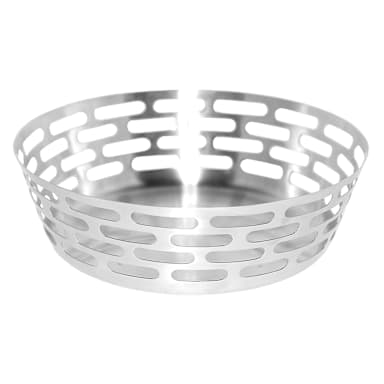 Service Ideas SB-64 Mod18 S/S 9" Round Bread Basket
