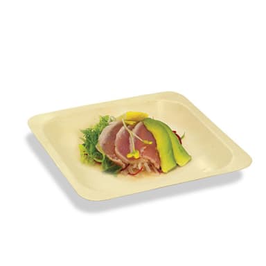 FOH DAP064NAW28 Servewise 5.5" Wood Square Plate