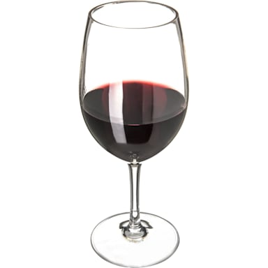 Carlisle 564207 Alibi 20 Oz. Plastic Red Wine Glass