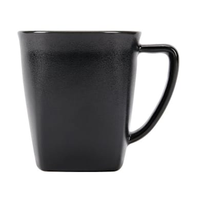 Hall China 44780AFCA Foundry Collection Soho 12 Oz Black Mug