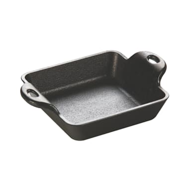 Lodge® HMSS Heat-Treated 10 Ounce Cast Iron Mini Square Server