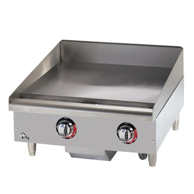 Star® 524TGF Star-Max® 24" Polished Steel Plate Griddle