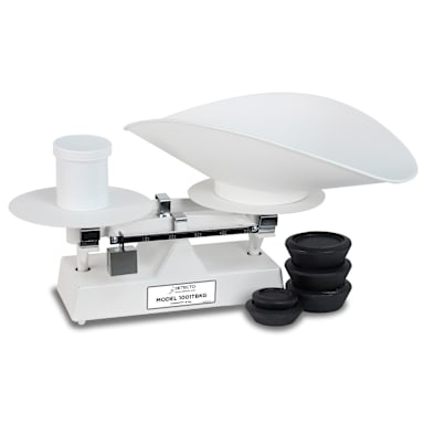Detecto® Scale 1001TBKG White 8 kg. Baker Dough Scale with Scoop
