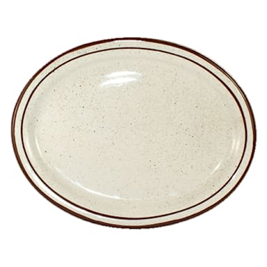 International Tableware GR-12 NR Oval 9.75 x 7.5" Platter