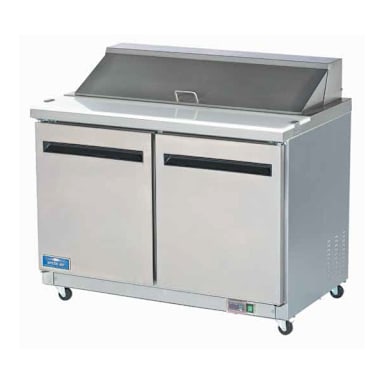 Arctic Air AST48R 12 Pan 12 Cu Ft Sandwich / Salad Prep Table