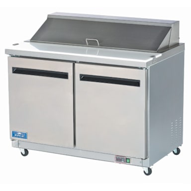 Arctic Air AMT48R 12 Cu Ft 18 Pan Mega Top Sandwich / Salad Prep Table