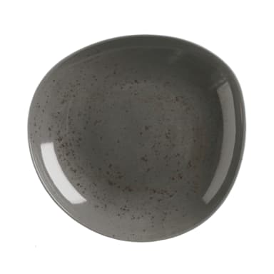 Schonwald 9381328-63044 Pottery 27 Ounce Dark Grey Plate - 6 / CS