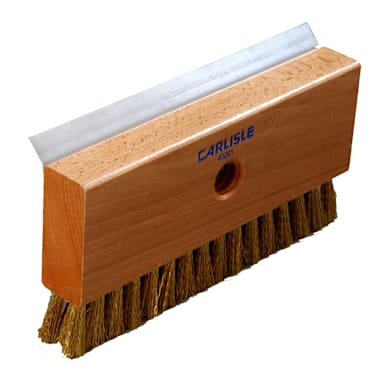 Carlisle 4029100 Oven Brush and Scraper Head with Brass Wire Bristles